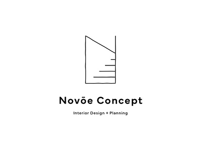 Novoe Concept aistis architecture branding concept graphic design identity interior design studio lithuania logo mark minimal simple symbol vilnius