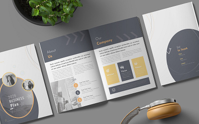 Business Plan Brochure Template flyerdesign