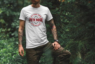 Pete Rose's Typography Tshirt Design pete rose pete rose baseball card pete rose documentary pete rose gambling pete rose hall of fame pete rose hits pete rose net worth pete rose rookie card pete rose stats tshirt design typhography tshirt design