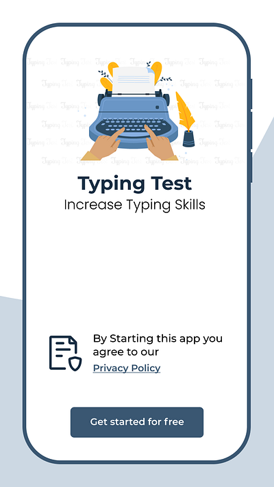 Typing Test typing test application