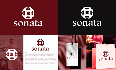 Sonata fashion brand apparel logo clothing brand logo fashion brand logo fashion logo fashion logo dribble monogram logo sonata logo urban logo