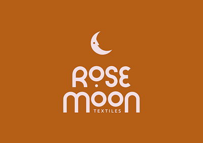 Branding for Rose Moon Textiles branding color color palette graphic design logo design type design typography