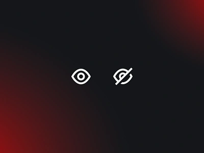 Eye Icons cinema design dribbble eye graphic design hidden icon logo logotype password ui user interface