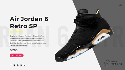 Nike Jordan branding ui