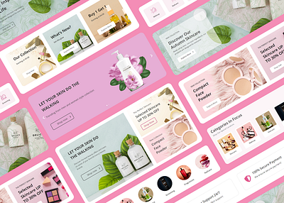 Butterfly – A divi eCommerce cosmetic store layouts branding cosmetic design divi ecommerce graphic design illustration online shopping store ui ui design ux website