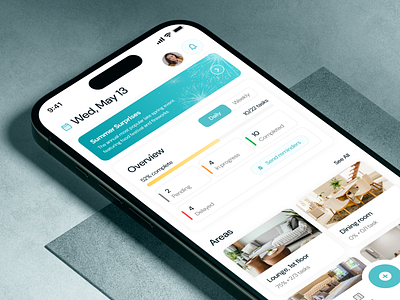 Property Management Mobile App app chat design home management home screen management mobile mobile app task management tasks ui ui design ux ux design