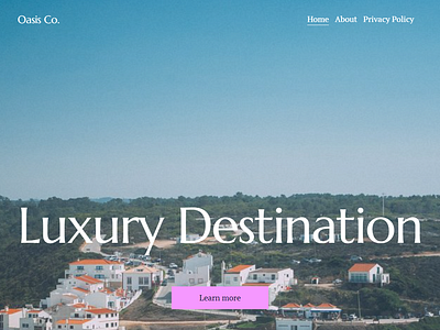 Oasis Co. | Squarespace Web Design squarespace squarespace web design travel web design