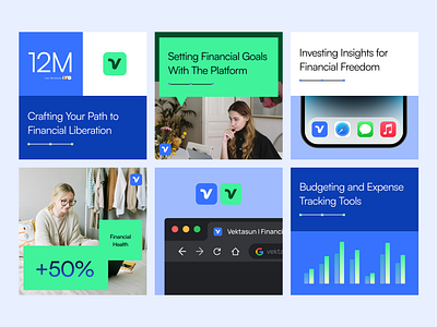 Vektasun Brand Identity app branding clean design financial landing page logo minimalist ui user interface
