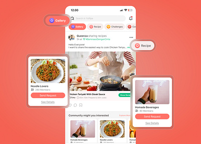 Home Page Recipe App app ui ux