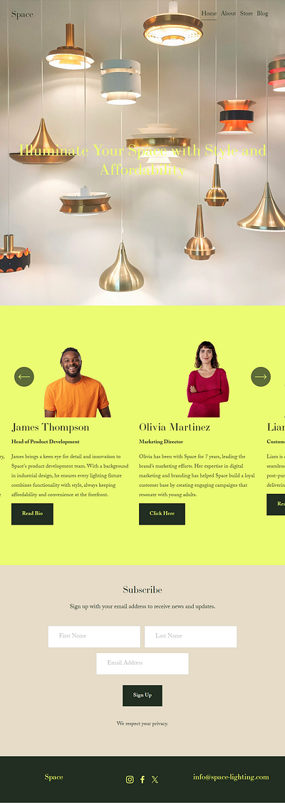 Space | Squarespace Web Design branding design retail squarespace squarespace web design web design