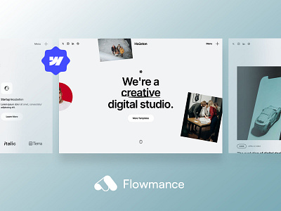 Refresh Your Digital Presence with Houston agency template design template webflow webflow template webflowtemplate websitedesign