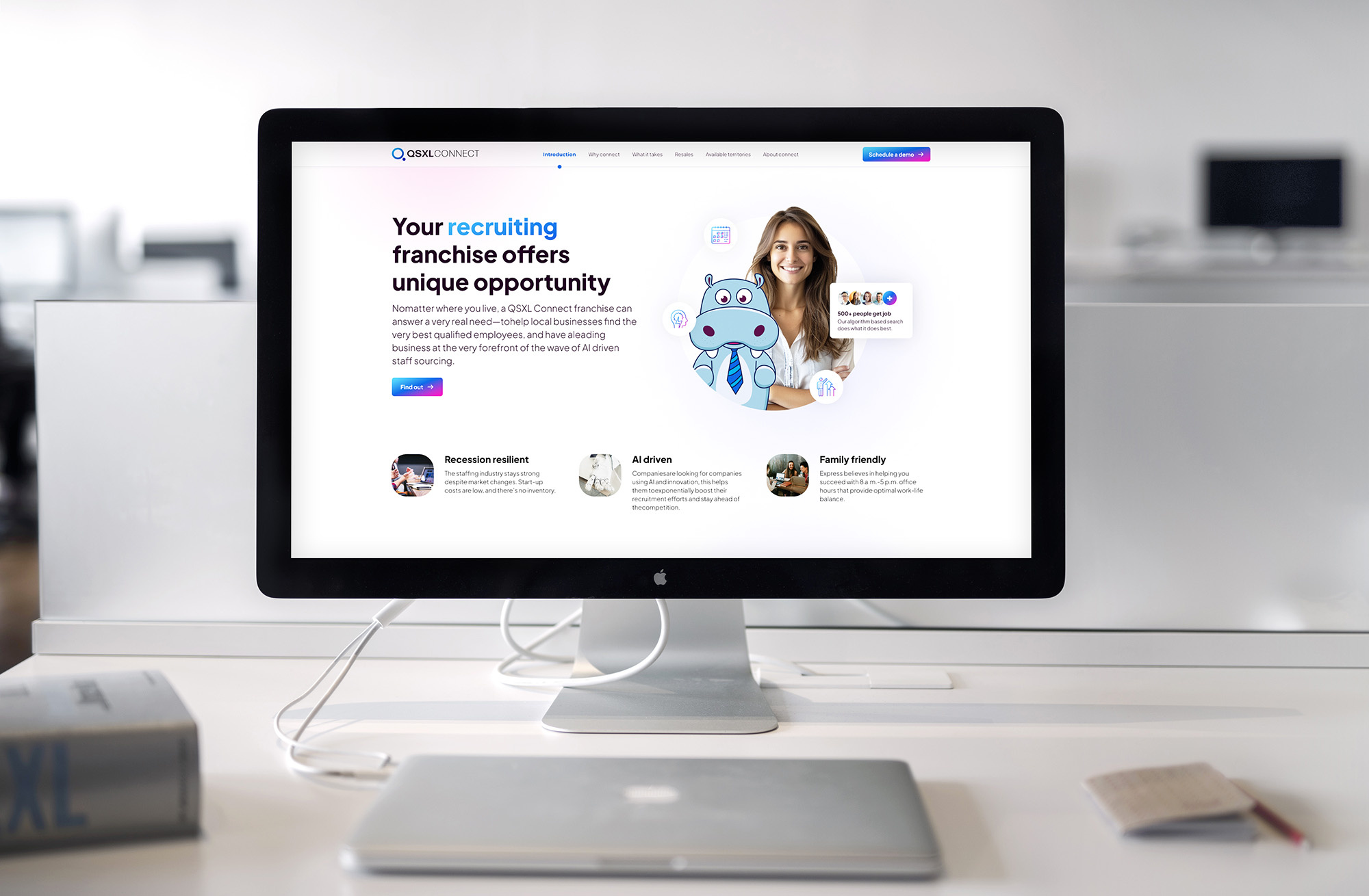 Recruiting website design graphic design hiring ui ux web design