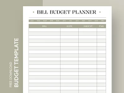 Bill Budget Planner bill budget bill budget planner bill planner bills budget budget planner docs financial planner free google docs templates free template free template google docs google google docs google docs budget template template