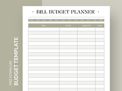 Bill Budget Planner Free Google Docs Template bill budget bill budget planner bill planner bills budget budget planner docs financial planner free google docs templates free template free template google docs google google docs google docs budget template template