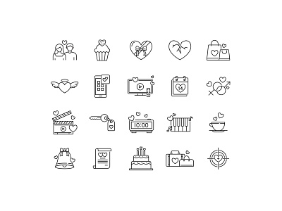 Wedding Planning Icons icon design icon set vector icon wedding wedding icon wedding planning wedding planning icon wedding vector