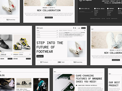 Footwear Shoes Homepage app bold branding clean design event exploration figma hero section homepage landing page layout minimalist platform shoes startup typography ui web web app