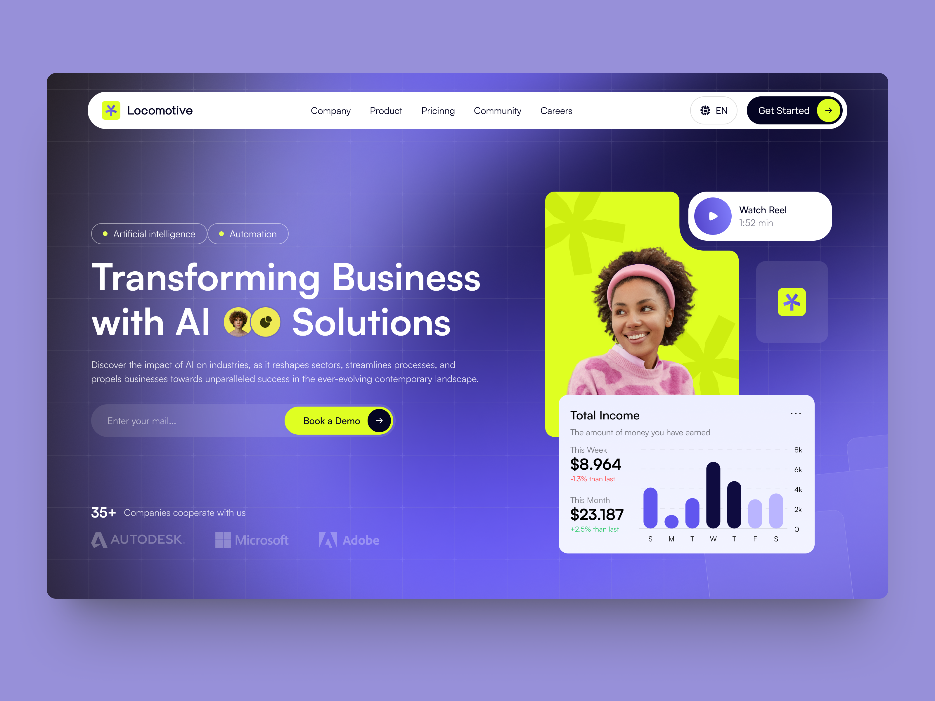 Example of Website Design (15 Pages) 