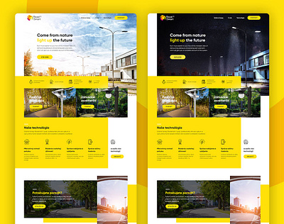 Smart lights website design smartlight ui web website