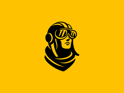 Retro Aviator Logo adventure aviation aviator branding design goggles helmet identity illustration logo man mark mascot pilot retro symbol transportation travel vector vintage