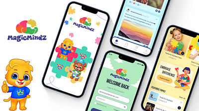 Magic Mindz App app mobile ui ux web