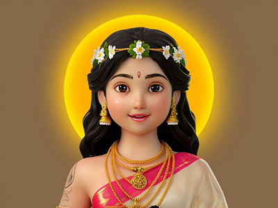 Navratri Goddess Avatars - AI Prompts ai character design