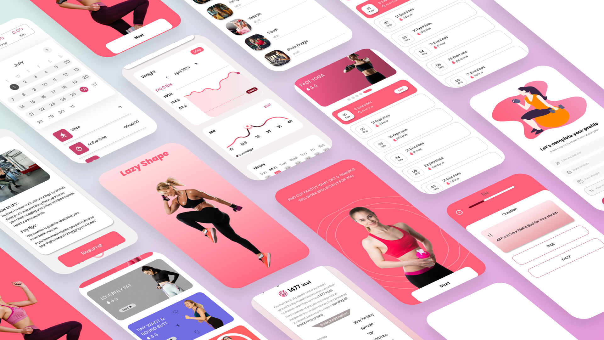 Fitness Mobile App UI application figma fitness mobileapp ui uiux ux
