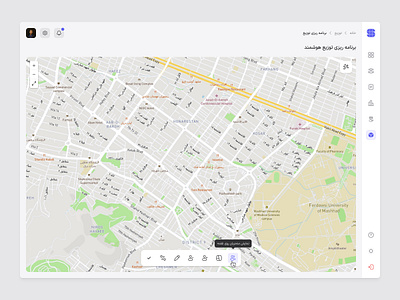 Intelligent Distribution Routing ai dailyui dashboard figma figmadesign map routing ui uidesign ux