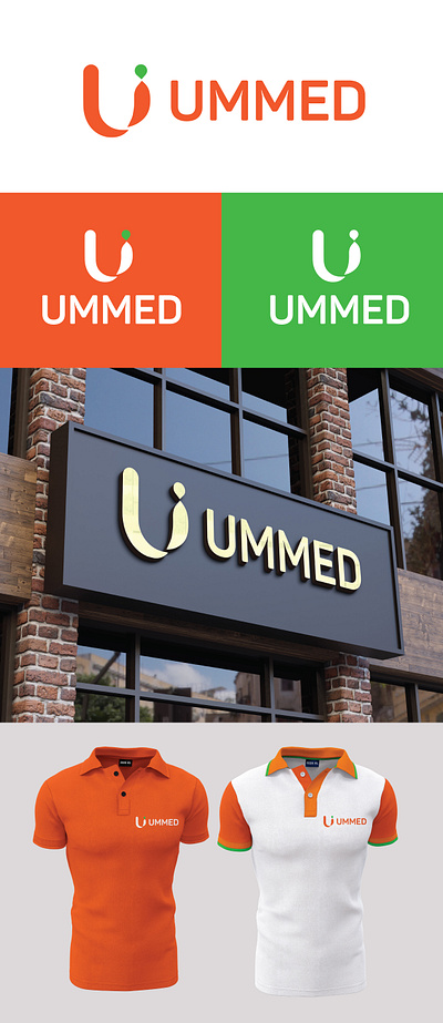 logo brend "Ummed" branding graphic design logo