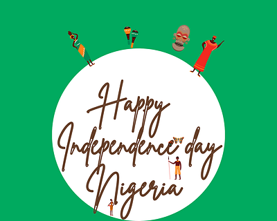 HAPPY INDEPENDENCE DAY NIGERIA canva happy independence day