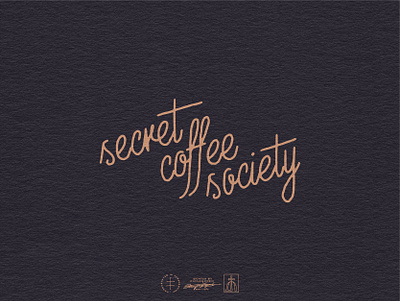 Secret Coffee Society Wordmark brand design brand identity branding branding design font hand drawn hand lettering handlettering identity design lettering logo logo design logotype script typeface typographic typography vintage visual identity wordmark