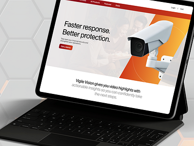 Vigile Vision – Faster Response, Better Protection 🔒 design ecommerce page figma landing page mobile design responsive design service provider ui ui ux design website design wordpress