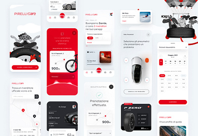 Pirelli Care - App Design 2020 ui