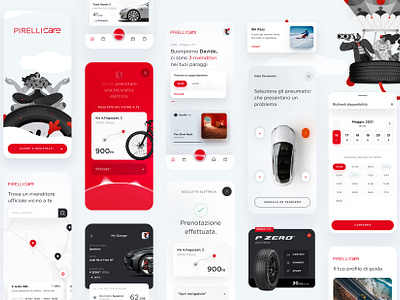 Pirelli Care - App Design 2020 ui