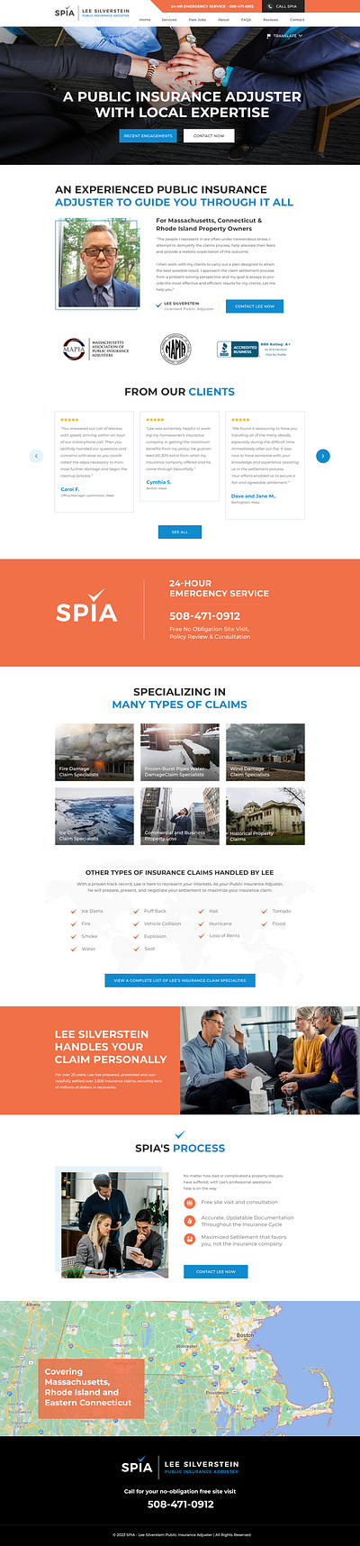 SPIA: Get your insurance adjusted with the help of the Experts. design graphic design typography ui ux