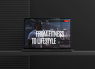 GYMIN | Fitness Website branding design fitness graphic design ui uxui webdesign