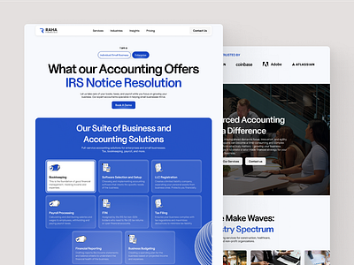 Raha Financials – Transforming Your Financial Future 💼 design figma finance design mobile design responsive design ui ui ux design