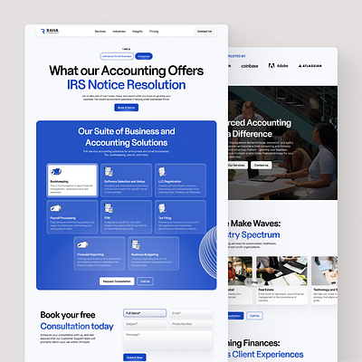 Raha Financials – Transforming Your Financial Future 💼 design figma finance design mobile design responsive design ui ui ux design