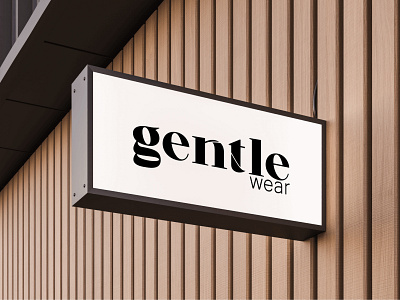 gentle wear / logo branding graphic design logo