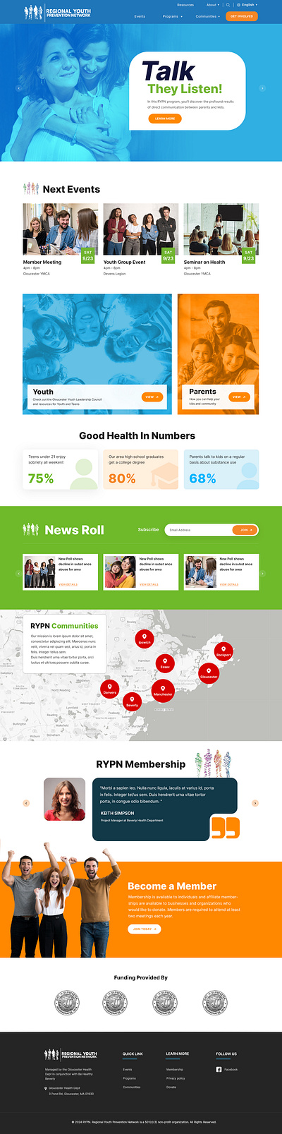 Regional Youth: Understand your Children better design typography ui ux