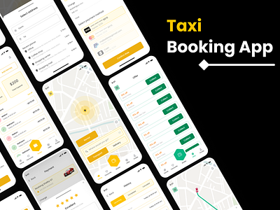 Texi Booking App UI Design project 3d animation branding graphic design logo motion graphics ui