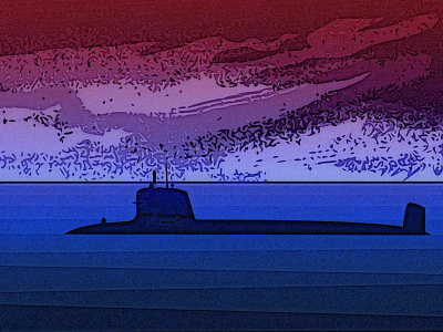 on the beach down bubblw illustration noise on the beach shunte88 submarine vector