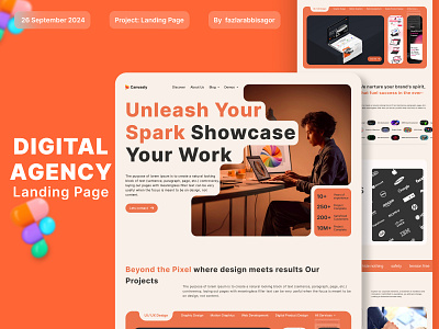 Digital Agency Landing Page | Website Design best landing page designs design and ux digital agency website landing page landing page design landingpage ui ui and ux design ui design ui design agency ui design ai free uiux user experience ux design user interface user interface design ux design ux ui design web design website landing page design