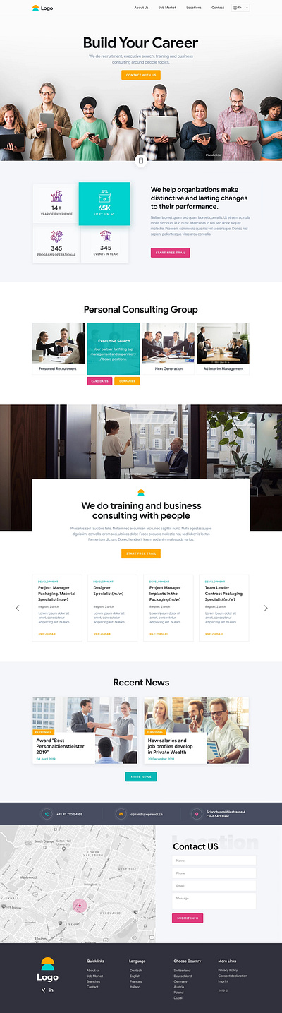 Website Design For A Consultancy Firm consultancy firm logo typography ui ux website design