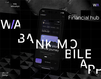 Wabank | Fintech | Mobile App app application bank branding finance fintech mobile mobileapp ui uxui