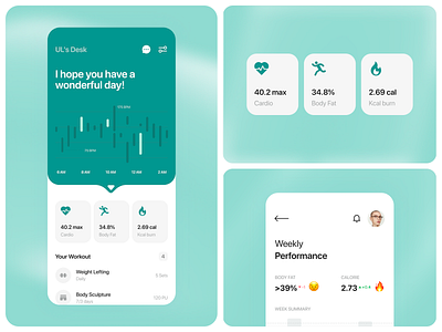 Fitness Mobile app app fitness fitness app fitness club health health app minimal mobile mobile app mobile ui orix sajon sport app design tracker training ui ux