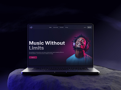 Music Website - UI/UX music web music web design ui ui design ui web ui website uiux web web design website