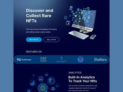 Krypto Website Design 3d animation branding design graphic design header design hero section design home page design illustration interface landing page logo minimal design motion graphics ui ux uxui web expert website design