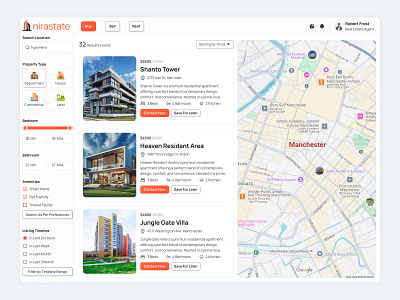 Real Estate Agency Web App apartment building buy land dashboard house app house rent property property management property sell real estate agency real estate agent real estate app real estate branding real estate dashboard real estate website realestateagent realtor realty saas web app