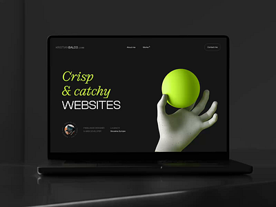 kristianbalco.com - Crisp & catchy websites - animations animation branding catchy crisp crisp catchy crisp and catchy design ex gsap portfolio ui web web development webdesign website