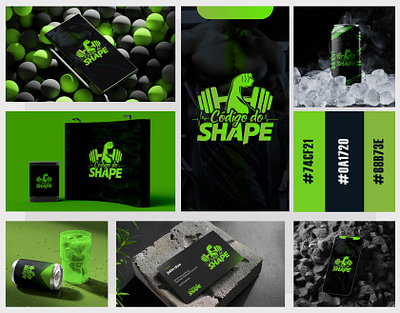 Gym fitness sports logo & brand identity design advertising brand identity branding dynamic fitness graphic design green gym ideas logo logo design logos logotype modern professional social media sport template visual identity workout